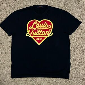 Louis Vuitton x Nigo Intarsia Jacquard
Heart Crewneck